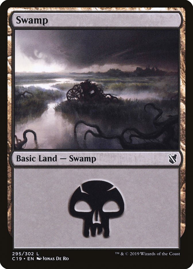 Swamp (295) [Commander 2019] | Golgari Games