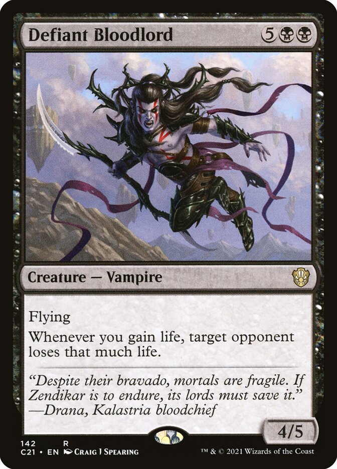 Defiant Bloodlord [Commander 2021] | Local Legends