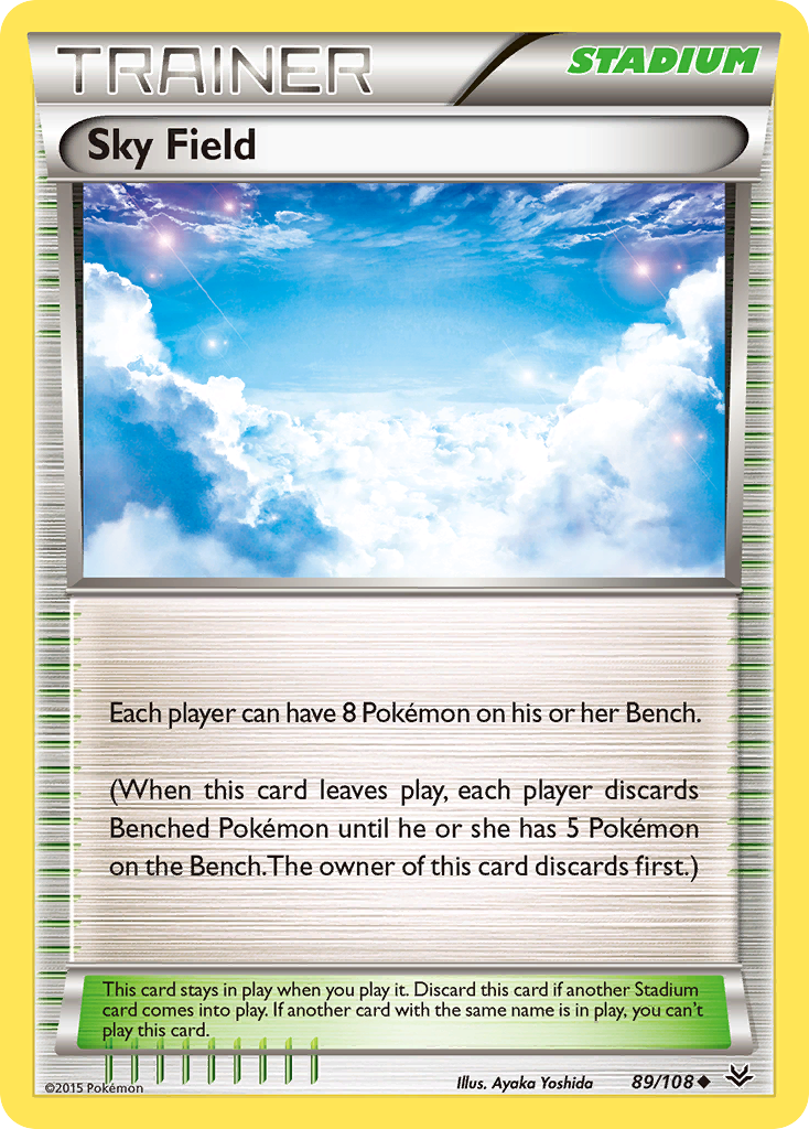 Sky Field (89/108) [XY: Roaring Skies] | Golgari Games