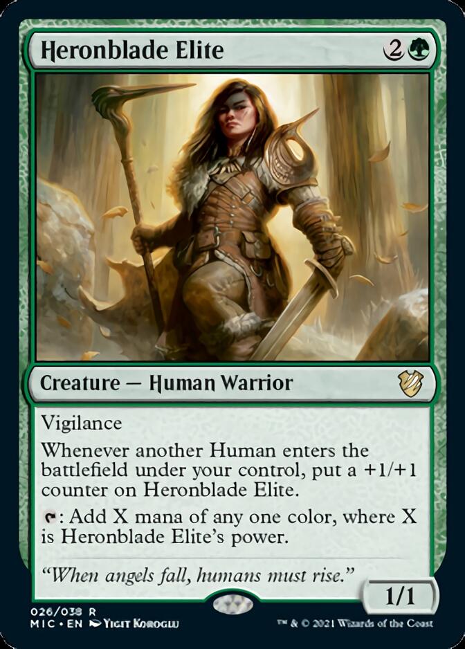 Heronblade Elite [Innistrad: Midnight Hunt Commander] | Local Legends
