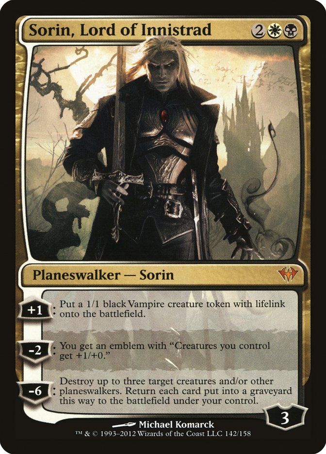 Sorin, Lord of Innistrad [Dark Ascension] | Golgari Games