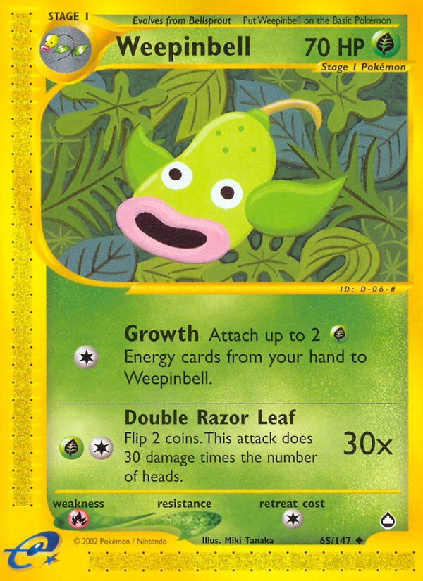 Weepinbell (65/147) [Aquapolis] | Golgari Games