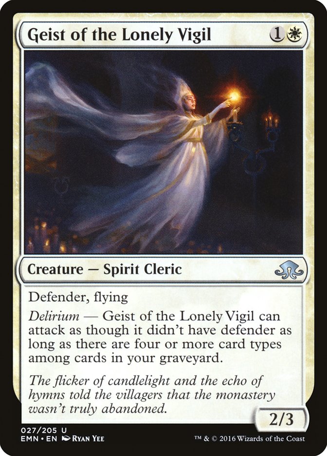 Geist of the Lonely Vigil [Eldritch Moon] | Golgari Games