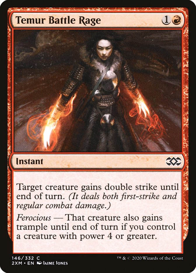 Temur Battle Rage [Double Masters] | Local Legends