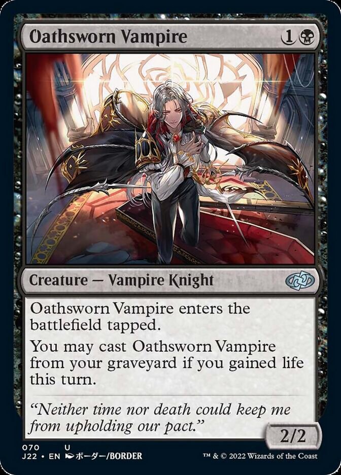 Oathsworn Vampire [Jumpstart 2022] | Golgari Games