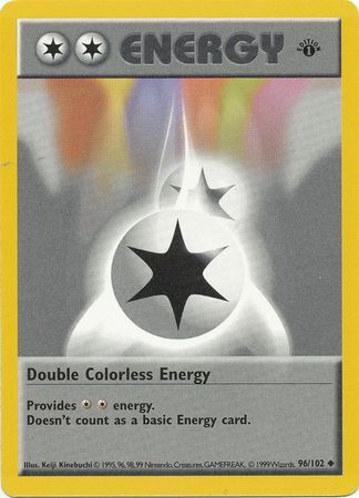 Double Colorless Energy (96/102) (Shadowless) [Base Set 1st Edition] | Golgari Games