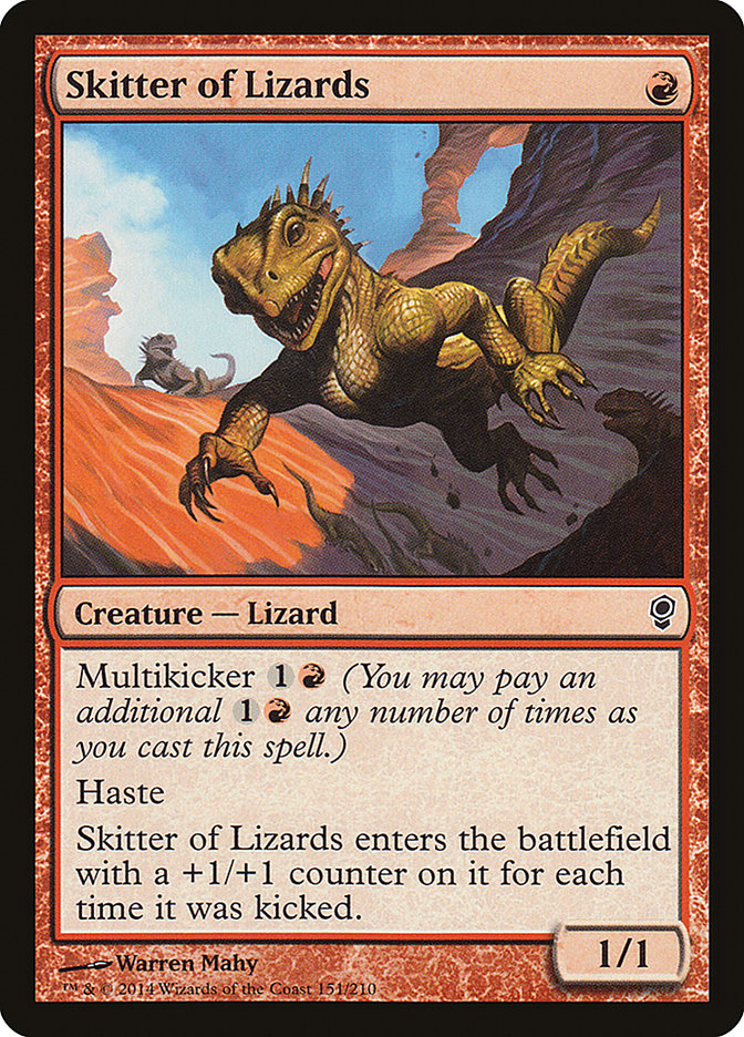 Skitter of Lizards [Conspiracy] | Golgari Games