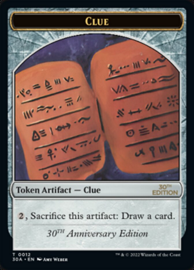 Clue Token (012) [30th Anniversary Tokens] | Local Legends