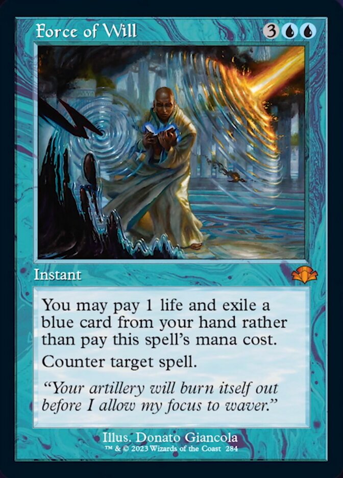 Force of Will (Retro) [Dominaria Remastered] | Local Legends