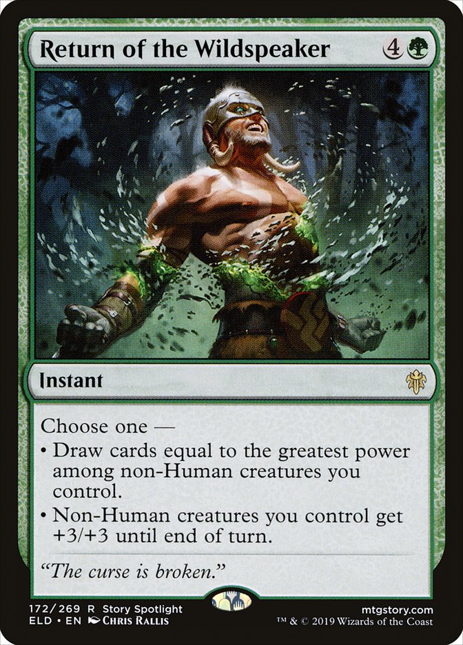 Return of the Wildspeaker [Throne of Eldraine] | Local Legends