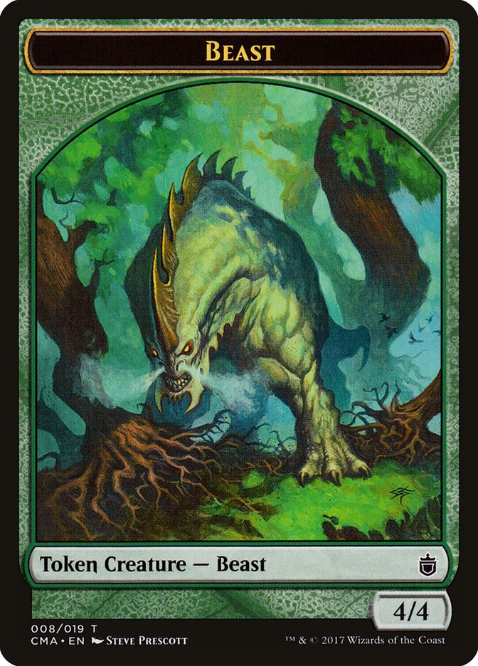 Beast Token (008/019) [Commander Anthology Tokens] | Local Legends