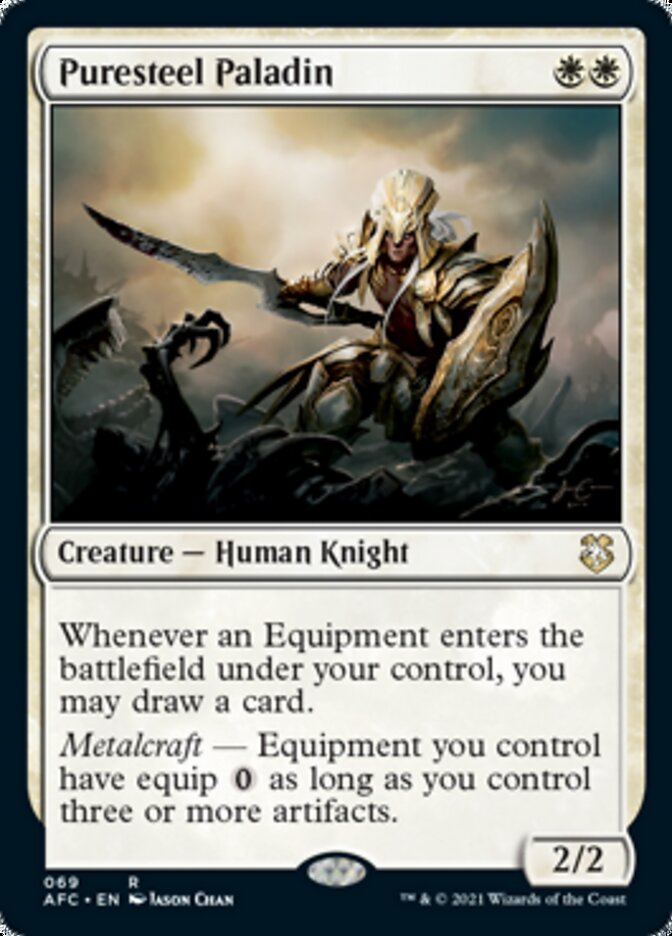 Puresteel Paladin [Dungeons & Dragons: Adventures in the Forgotten Realms Commander] | Local Legends