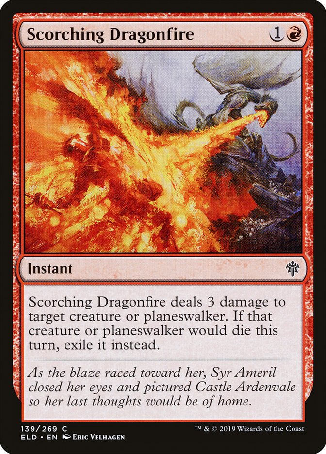 Scorching Dragonfire [Throne of Eldraine] | Local Legends
