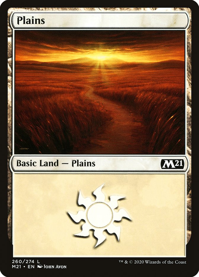 Plains (260) [Core Set 2021] | Local Legends
