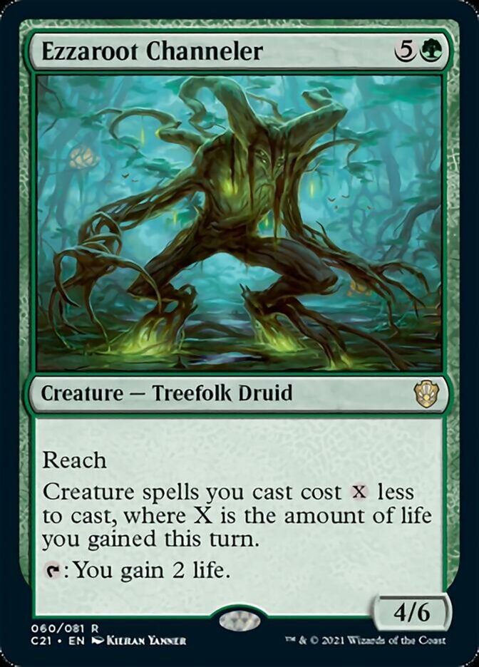 Ezzaroot Channeler [Commander 2021] | Local Legends