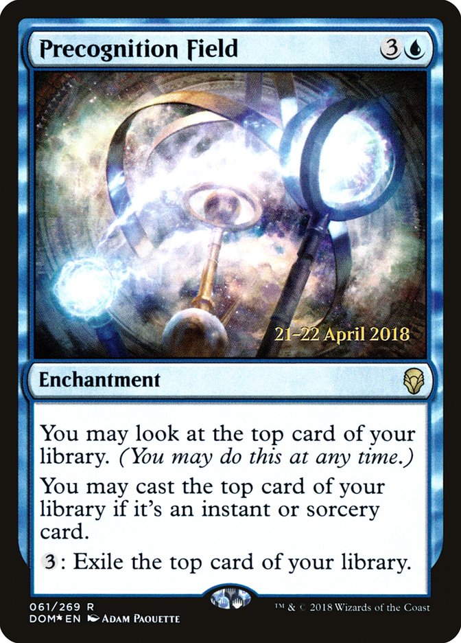 Precognition Field [Dominaria Prerelease Promos] | Local Legends