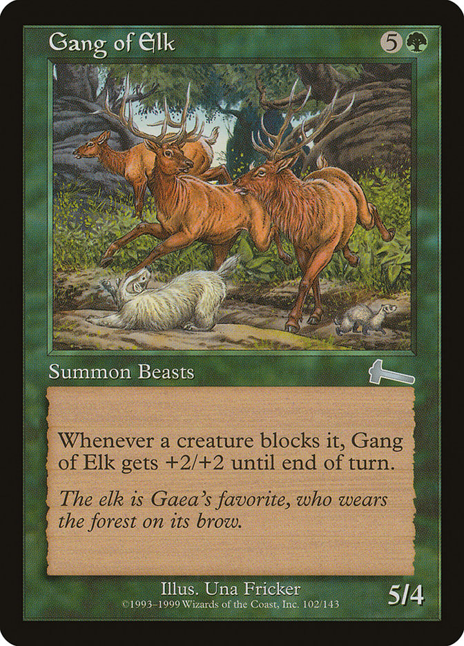 Gang of Elk [Urza's Legacy] | Golgari Games