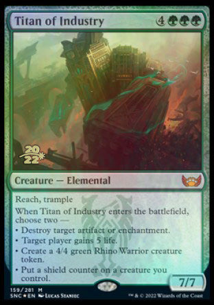 Titan of Industry [Streets of New Capenna Prerelease Promos] | Golgari Games