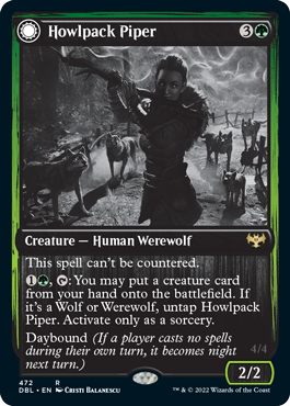 Howlpack Piper // Wildsong Howler [Innistrad: Double Feature] | Local Legends