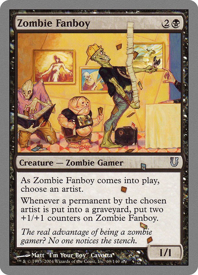 Zombie Fanboy [Unhinged] | Golgari Games