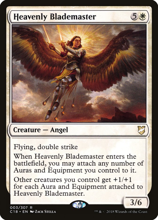 Heavenly Blademaster [Commander 2018] | Local Legends