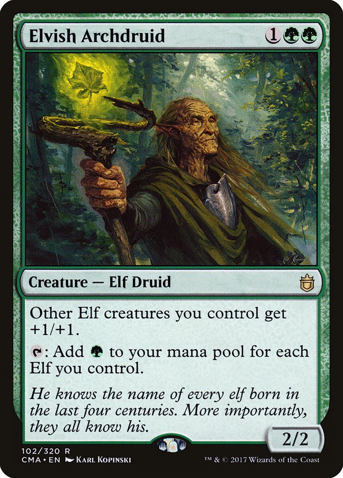 Elvish Archdruid [Commander Anthology] | Golgari Games