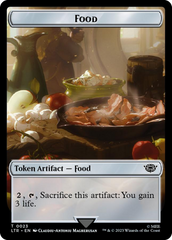 Spirit // Food (0023) Double-Sided Token (Surge Foil) [The Lord of the Rings: Tales of Middle-Earth Tokens] | Local Legends