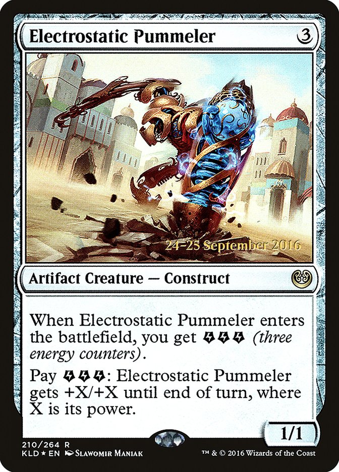 Electrostatic Pummeler [Kaladesh Prerelease Promos] | Local Legends