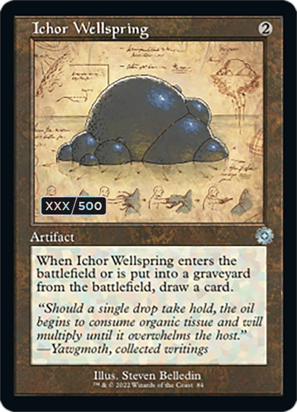 Ichor Wellspring (Retro Schematic) (Serial Numbered) [The Brothers' War Retro Artifacts] | Local Legends