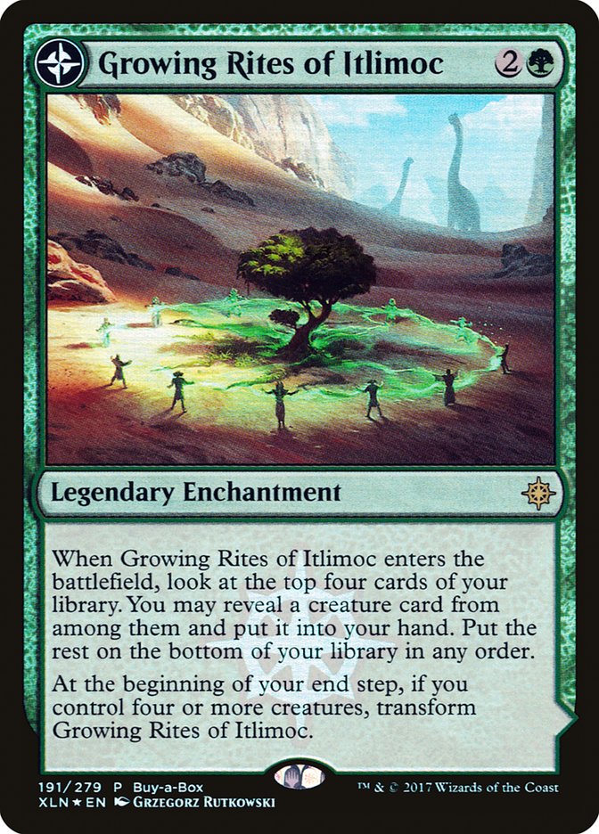 Growing Rites of Itlimoc // Itlimoc, Cradle of the Sun (Buy-A-Box) [Ixalan Treasure Chest] | Local Legends