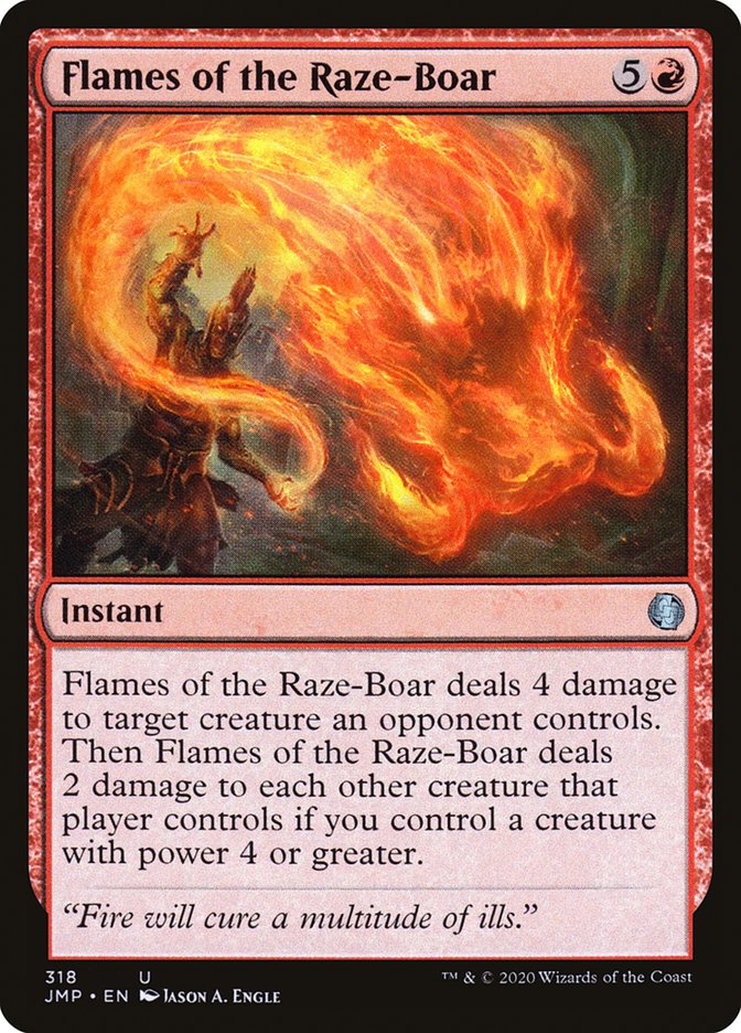 Flames of the Raze-Boar [Jumpstart] | Local Legends