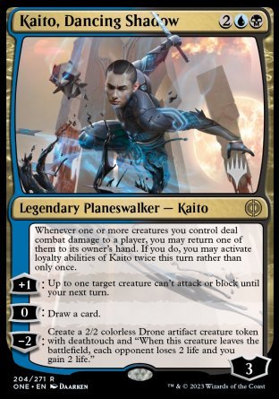 Kaito, Dancing Shadow (Promo Pack) [Phyrexia: All Will Be One Promos] | Golgari Games