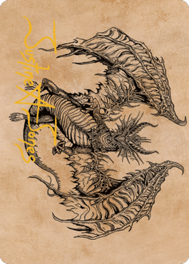 Ganax, Astral Hunter Art Card (Gold-Stamped Signature) [Commander Legends: Battle for Baldur's Gate Art Series] | Local Legends