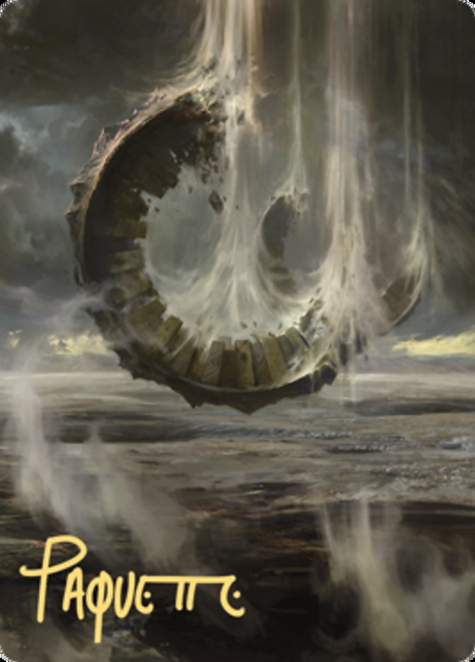 Wasteland Art Card (Gold-Stamped Signature) [Zendikar Rising Art Series] | Local Legends