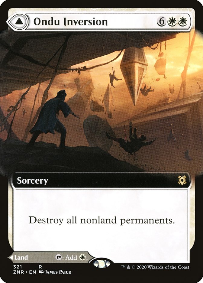 Ondu Inversion // Ondu Skyruins (Extended Art) [Zendikar Rising] | Local Legends