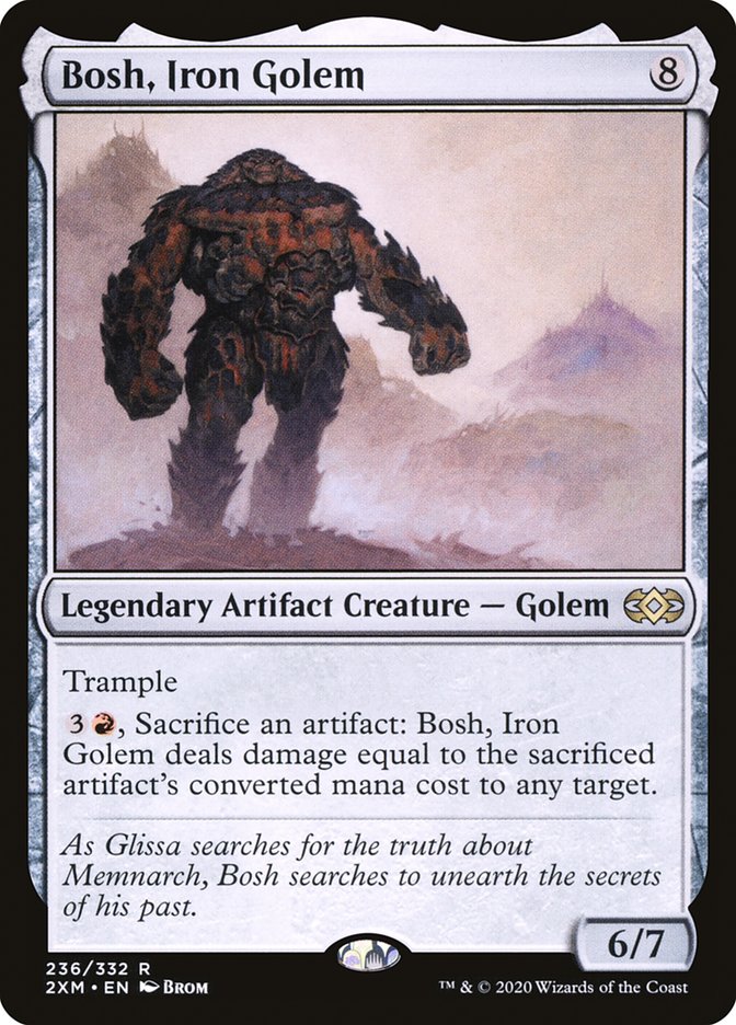 Bosh, Iron Golem [Double Masters] | Golgari Games