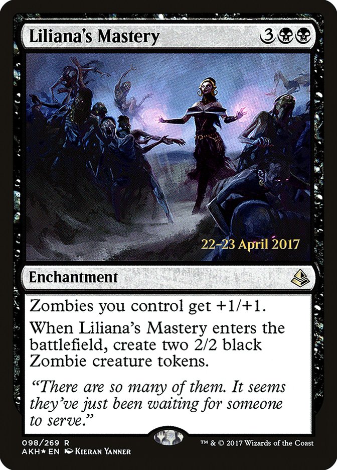 Liliana's Mastery [Amonkhet Prerelease Promos] | Golgari Games