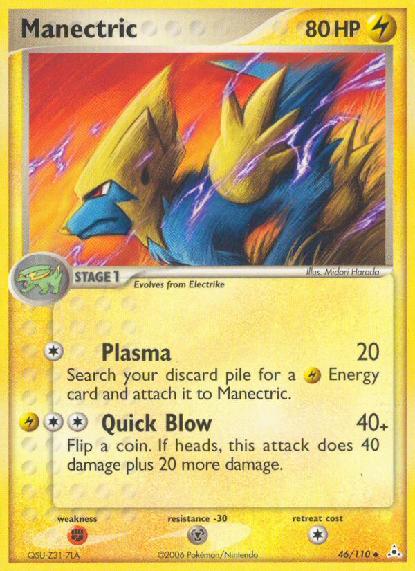 Manectric (46/110) [EX: Holon Phantoms] | Golgari Games