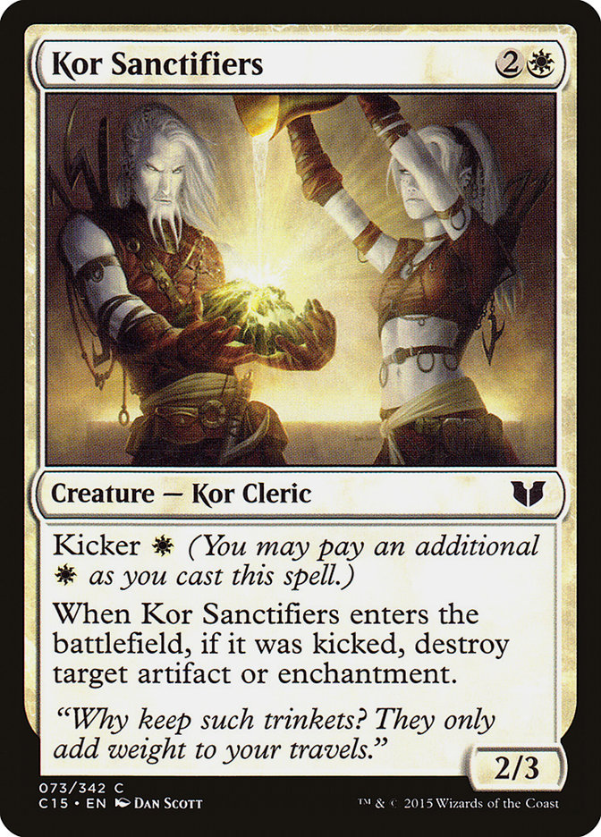 Kor Sanctifiers [Commander 2015] | Golgari Games