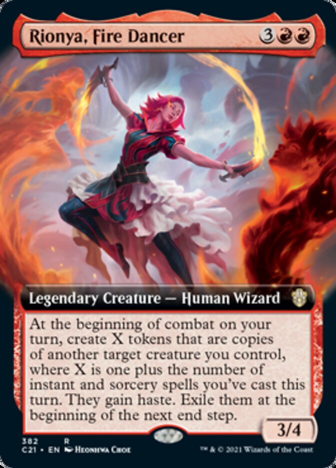 Rionya, Fire Dancer (Extended Art) [Commander 2021] | Local Legends