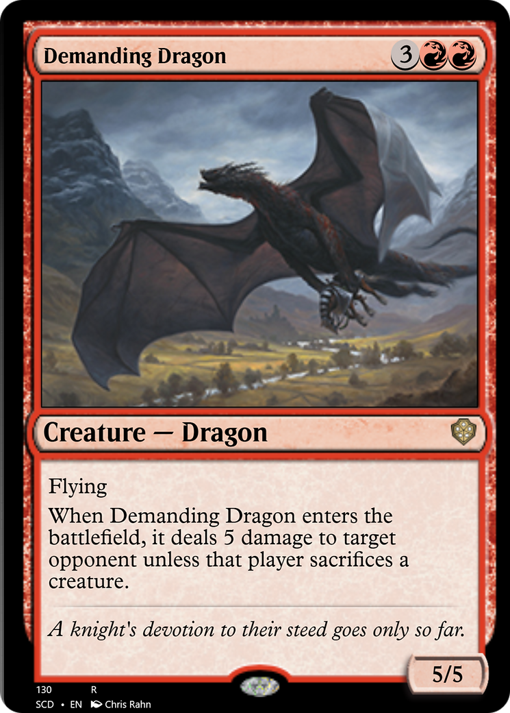 Demanding Dragon [Starter Commander Decks] | Local Legends