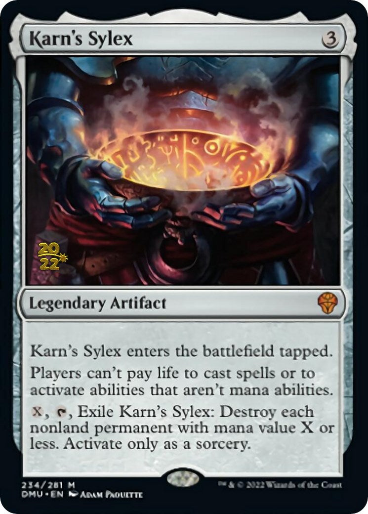 Karn's Sylex [Dominaria United Prerelease Promos] | Local Legends