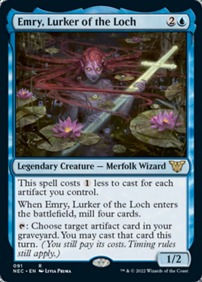 Emry, Lurker of the Loch [Kamigawa: Neon Dynasty Commander] | Golgari Games