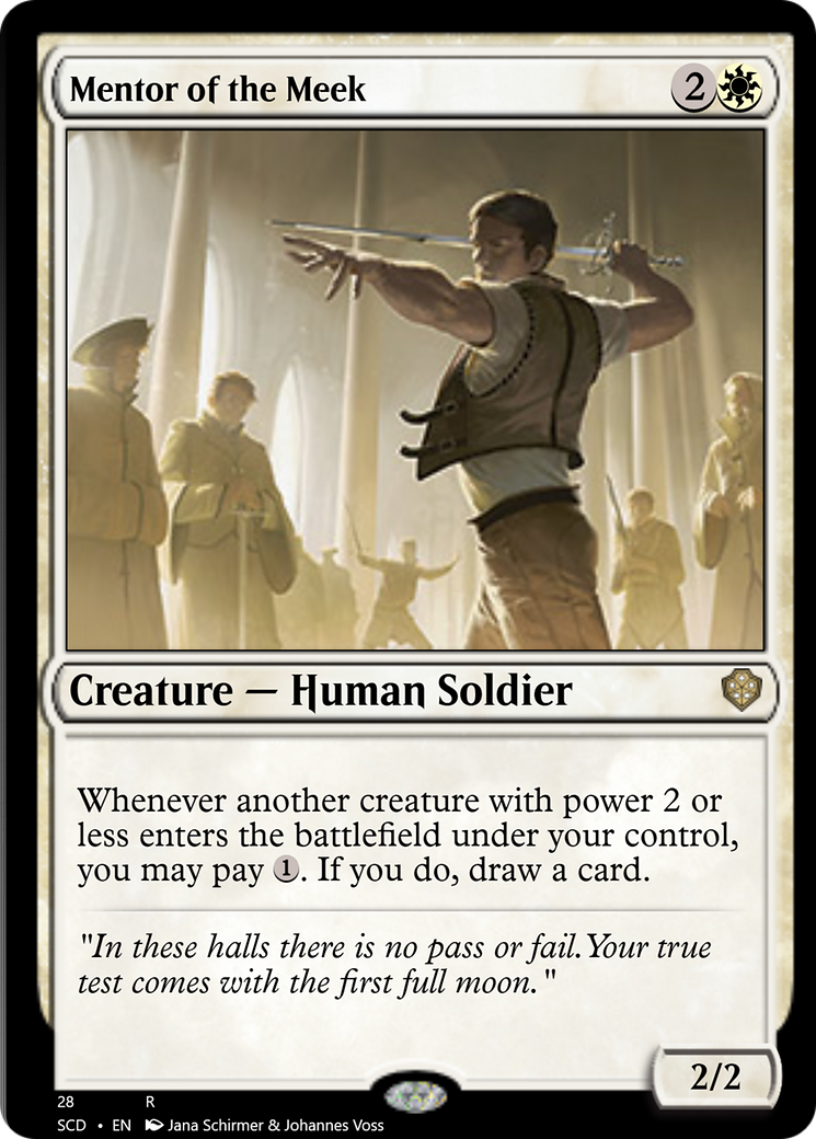 Mentor of the Meek [Starter Commander Decks] | Local Legends