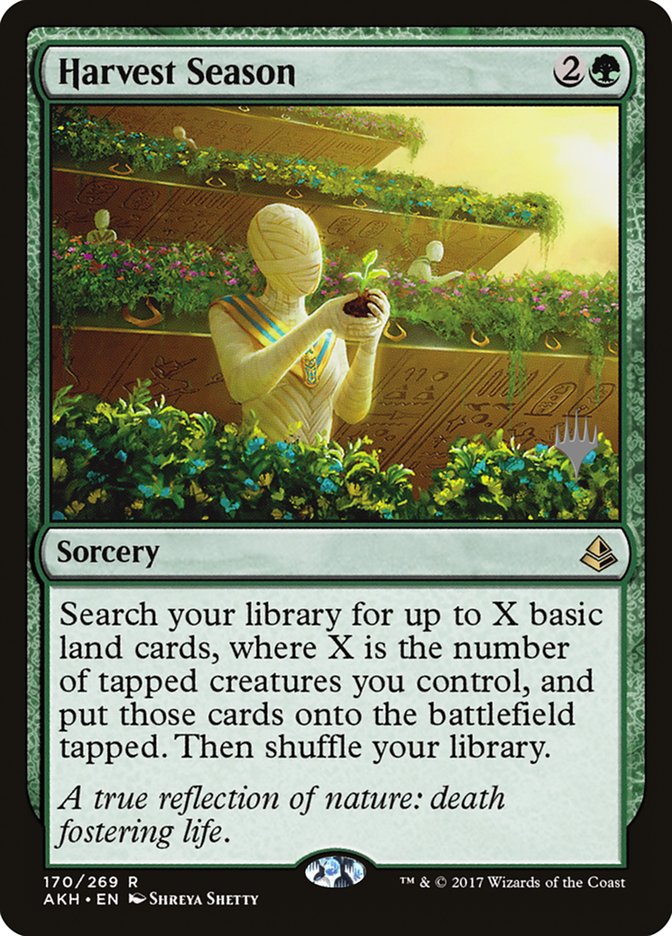Harvest Season (Promo Pack) [Amonkhet Promos] | Local Legends