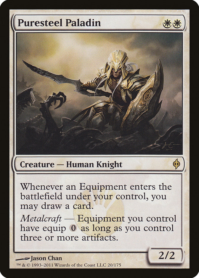 Puresteel Paladin [New Phyrexia] | Local Legends