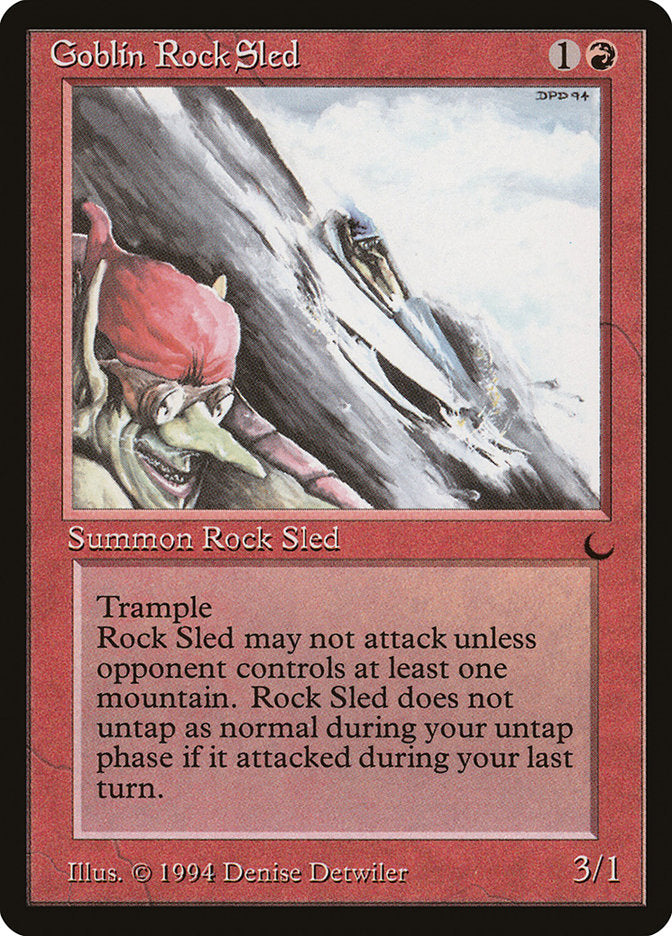 Goblin Rock Sled [The Dark] | Local Legends