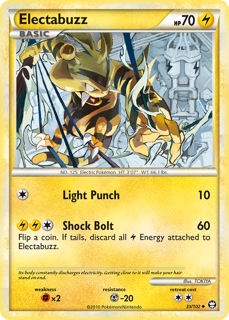 Electabuzz (33/102) [HeartGold & SoulSilver: Triumphant] | Golgari Games