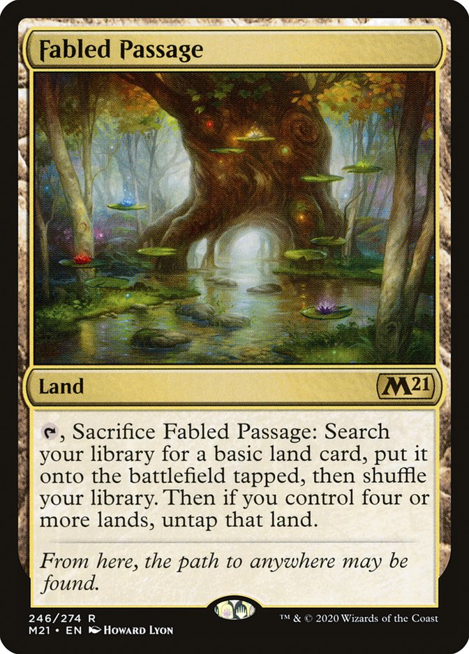 Fabled Passage [Core Set 2021] | Golgari Games