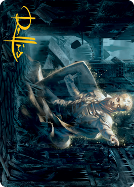 Dennick, Pious Apparition Art Card (Gold-Stamped Signature) [Innistrad: Midnight Hunt Art Series] | Local Legends